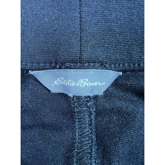 Eddie Bauer Pants Womens 10 Black Stretch Ponte Skinny Ankle 5-Pocket Casual - Picture 4 of 13